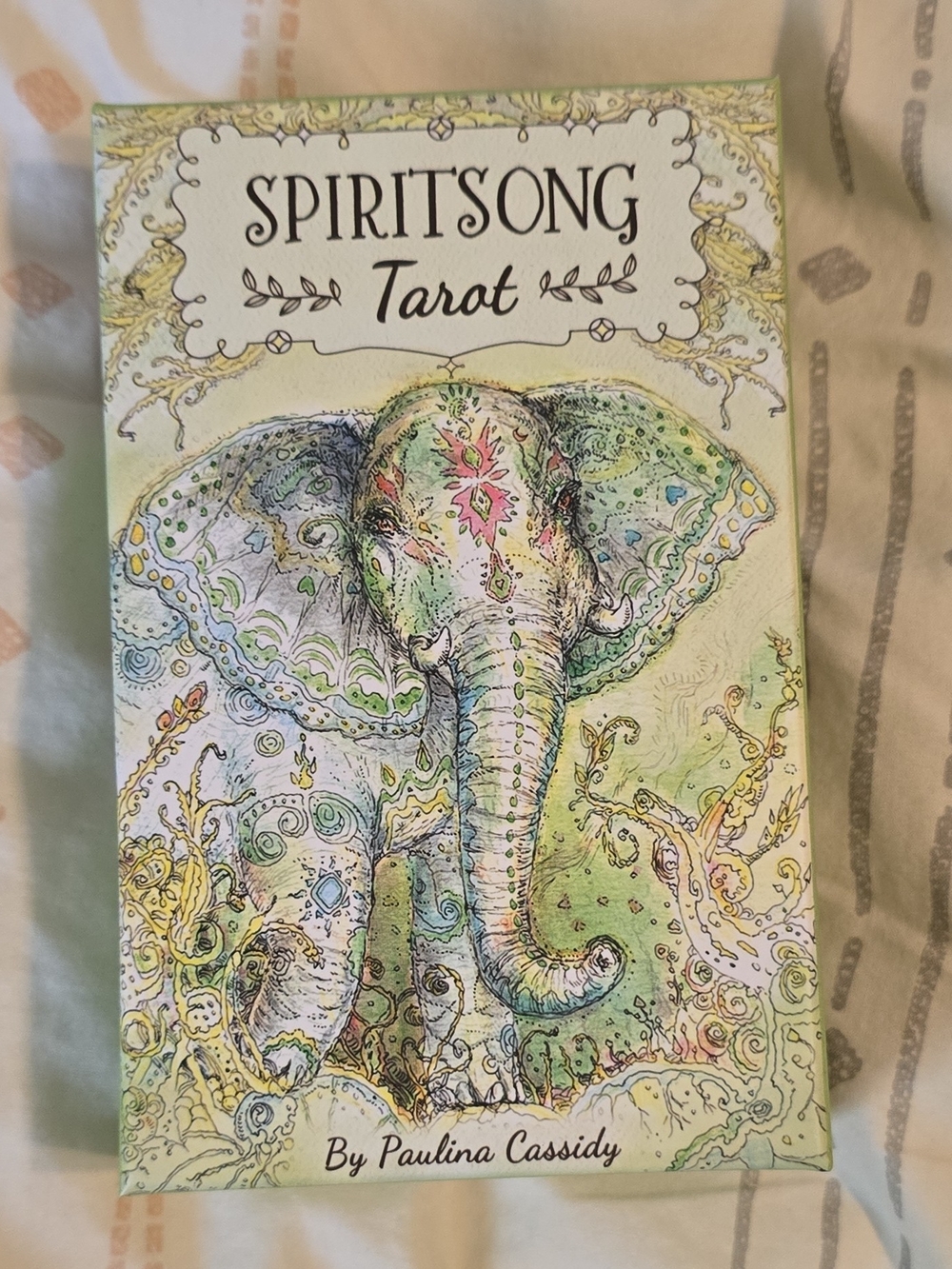 Spiritsong Tarot by — Pastel Green Illustrated Tarot Deck